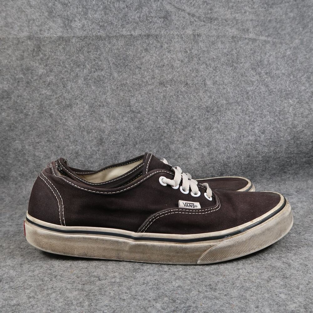 Vans Shoes Womens 10.5 Authentic Sneakers Casual Canvas Skate Lace Up Low Black